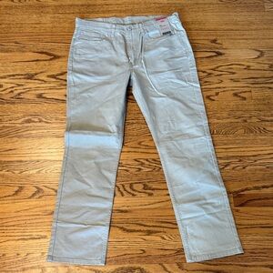 Levi’s Beige Gray Straight-Leg Jeans